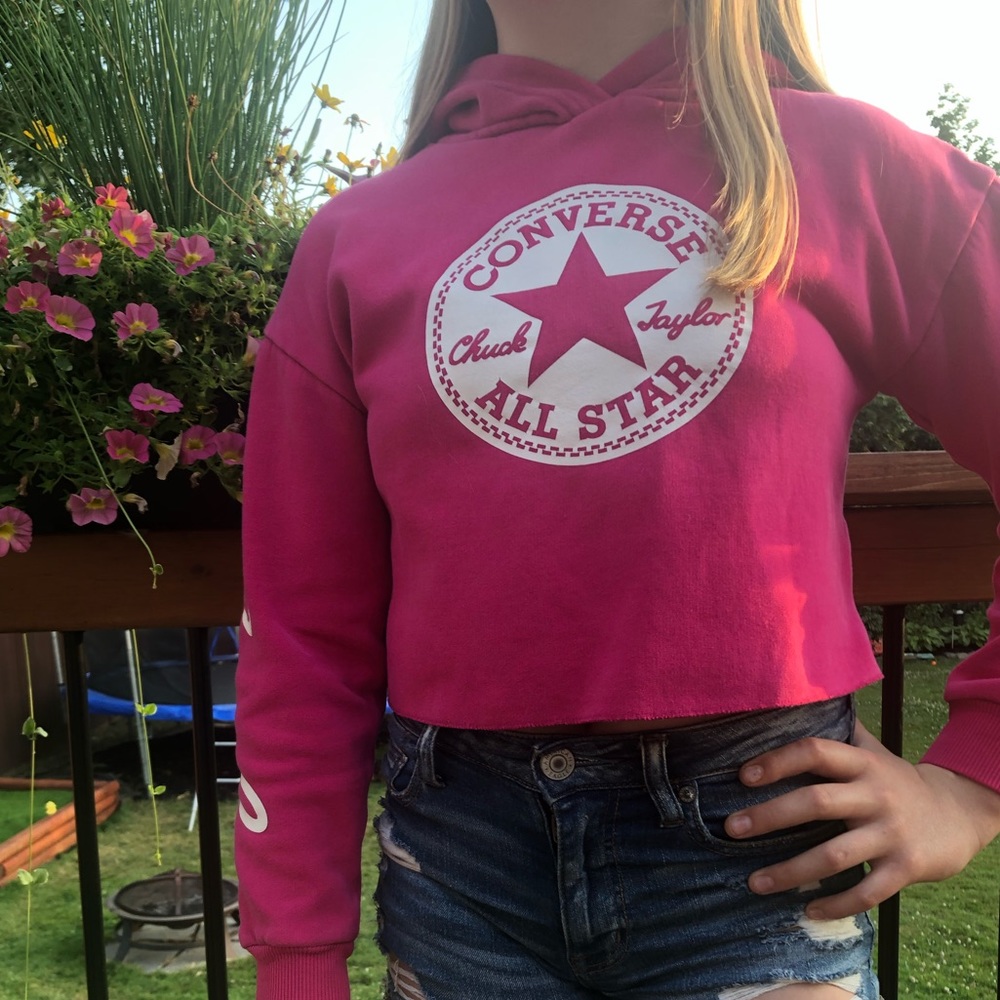 COPY - Hot Pink Converse Allstar pullover hoodie